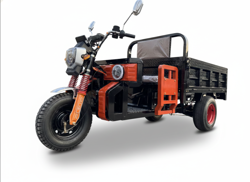 Uzen X-Titan010-1500W-3000W Heavy-Duty Electric Cargo Tricycle with Canopy (CE Certified)