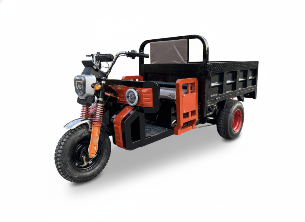 Uzen X-Titan010-1500W-3000W Heavy-Duty Electric Cargo Tricycle with Canopy (CE Certified)