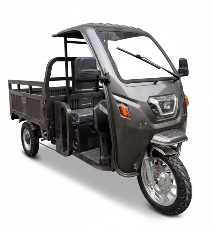 Uzen X-Titan017-1500W-3000W Heavy-Duty Electric Cargo Tricycle with Canopy (CE Certified)