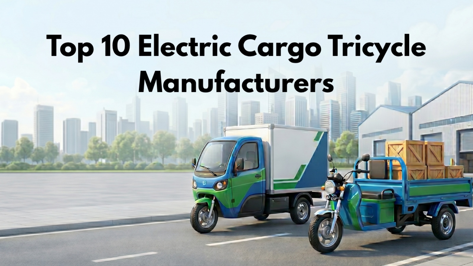 Top 10 Electric Cargo Tricycle Manufacturers in 2026