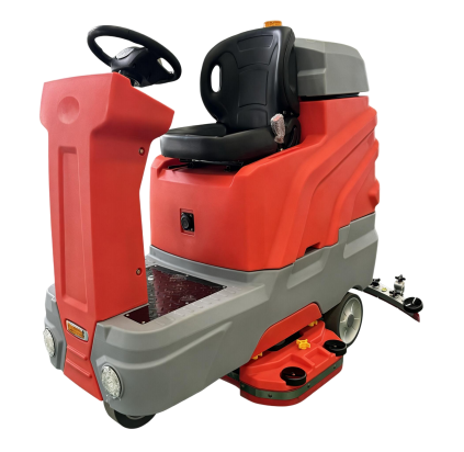 Premium Dual-Brush Ride-on Floor Scrubber-Uzen-SP1000