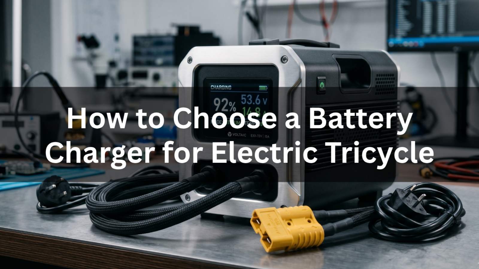 How to Choose a Battery Charger for Electric Tricycle
